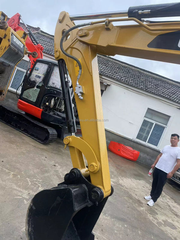 CAT MACHINE नया संस्करण जापानी मूल इस्तेमाल किया छोटा खुदाई CAT 305.5E 5.5TON हाइड्रोलिक लाइन के साथ खुदाई