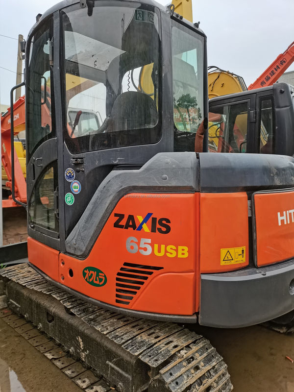 हिताची स्टॉक में अच्छी गुणवत्ता हिताची ZX65 सेकंड हैंड हाइड्रोलिक क्रॉलर खुदाई/उपयोगी मिनी खुदाई हिताची ZX65 सस्ती कीमत