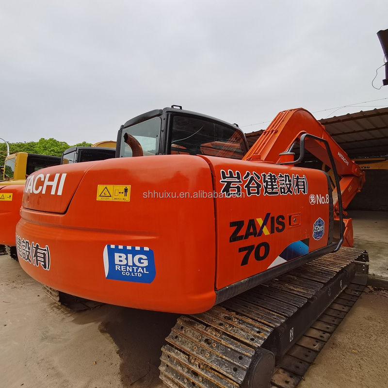हिताची स्टॉक में अच्छी स्थिति में हिताची ZX70 सेकंड हैंड हाइड्रोलिक क्रॉलर खुदाई मशीन /उपयोग किया गया मिनी खुदाई मशीन हिताची ZX70 सस्ती कीमत