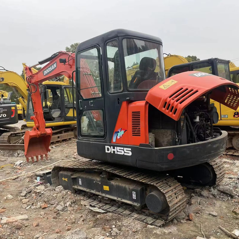 sed घरेलू MINI खुदाई मशीन DOOSAN DH55 DX60/ कोरियाई ब्रांड इस्तेमाल किया मिनी ईंधन कुशल खुदाई मशीनें मरम्मत और खुदाई के लिए सस्ते हैं