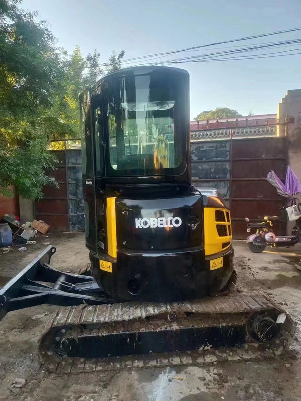 पीला रंग मूल पेंट प्रयुक्त कोबेलको 35sr सेकंड हैंड मिनी खुदाई मशीन