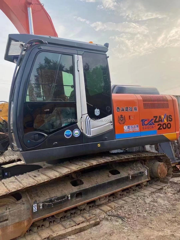 हिताची स्टॉक में हिताची ZX200-3 सेकंड हैंड हाइड्रोलिक क्रॉलर खुदाई अच्छी स्थिति/उपयोगी खुदाई मशीन हिताची ZX200-3 सस्ती कीमत