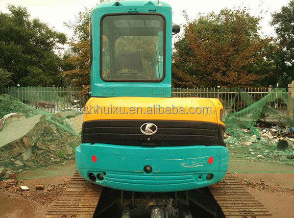 जापान गुणवत्ता प्रयुक्त उत्खनन कुबोटा 155 छोटे 5.5 टन मिनी दूसरे हाथ क्रॉलर ब्लेड और ब्रेकर लाइन के साथ उत्खनन