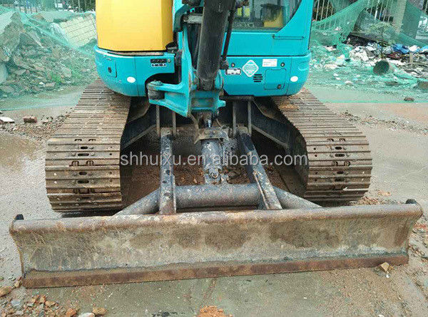 जापान गुणवत्ता प्रयुक्त उत्खनन कुबोटा 155 छोटे 5.5 टन मिनी दूसरे हाथ क्रॉलर ब्लेड और ब्रेकर लाइन के साथ उत्खनन