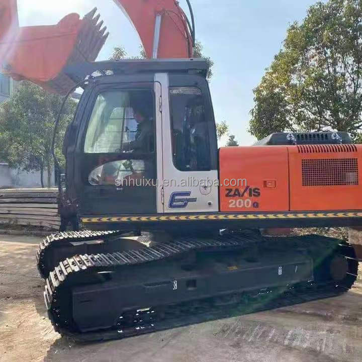 हिताची स्टॉक में अच्छी स्थिति में हिताची ZX200-5 सेकंड हैंड हाइड्रोलिक क्रॉलर खुदाई/उपयोगी खुदाई मशीन हिताची ZX200-5 सस्ती कीमत