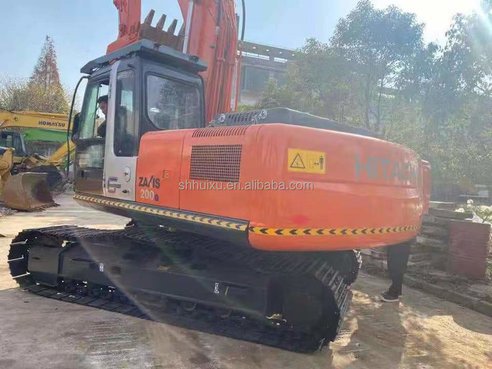 हिताची स्टॉक में अच्छी स्थिति में हिताची ZX200-5 सेकंड हैंड हाइड्रोलिक क्रॉलर खुदाई/उपयोगी खुदाई मशीन हिताची ZX200-5 सस्ती कीमत