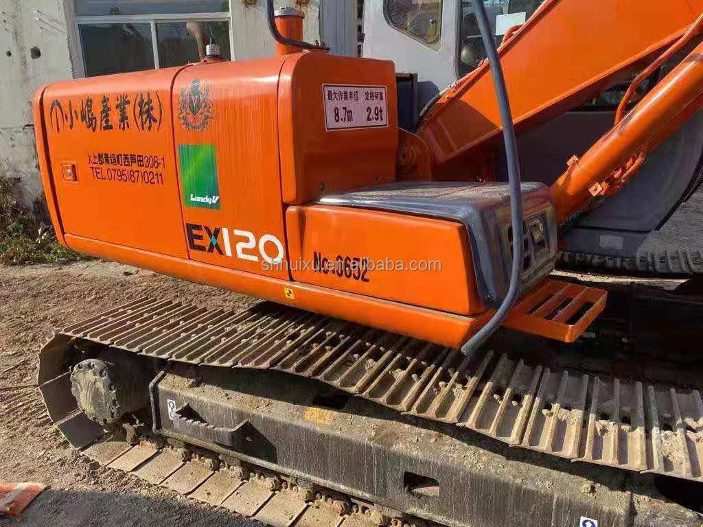 स्टॉक में हिताची बेस्ट सेलिंग हिताची EX120 सेकंड हैंड हाइड्रोलिक क्रॉलर खुदाई/उपयोगी खुदाई मशीन हिताची EX120 सस्ती कीमत