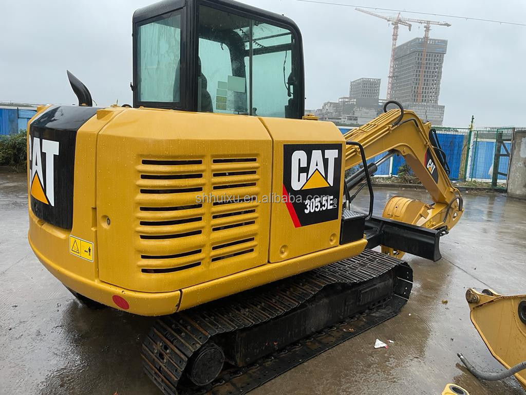 कम घंटे मिनी Cat305.5E बिक्री के लिए क्रॉलर प्रयुक्त खुदाई मशीन सेकंड हैंड खुदाई मशीन 305.5E खुदाई मशीन