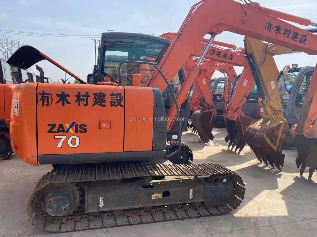 Hitachi गर्म बिक्री उच्च गुणवत्ता Hitachi ZX70 सेकंड हैंड हाइड्रोलिक क्रॉलर खुदाई/उपयोगी मिनी खुदाई Hitachi ZX70 सस्ती कीमत