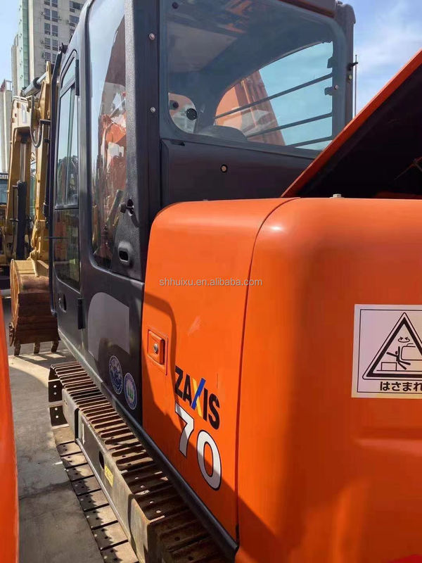 Hitachi गर्म बिक्री उच्च गुणवत्ता Hitachi ZX70 सेकंड हैंड हाइड्रोलिक क्रॉलर खुदाई/उपयोगी मिनी खुदाई Hitachi ZX70 सस्ती कीमत