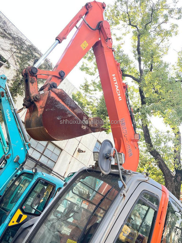स्टॉक में Hitachi जापान मूल Hitachi ZX75 सेकंड हैंड हाइड्रोलिक क्रॉलर खुदाई/उपयोग किया गया मिनी खुदाई Hitachi ZX75 अच्छी गुणवत्ता सस्ती कीमत