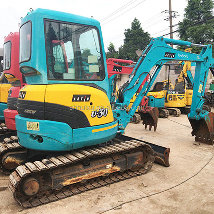 सेकंड हैंड हाइड्रोलिक क्रॉलर Excavator Kubota30 उच्च गुणवत्ता/उपयोगी मिनी खुदाई Kubota30 जापान मूल सस्ती कीमत