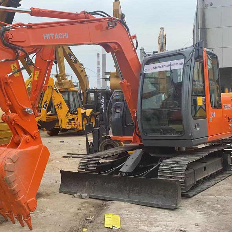 इस्तेमाल किया खुदाई Hitachi ZX70 मिनी खुदाई ZX70 ZX75 जापान में दूसरे हाथ खुदाई