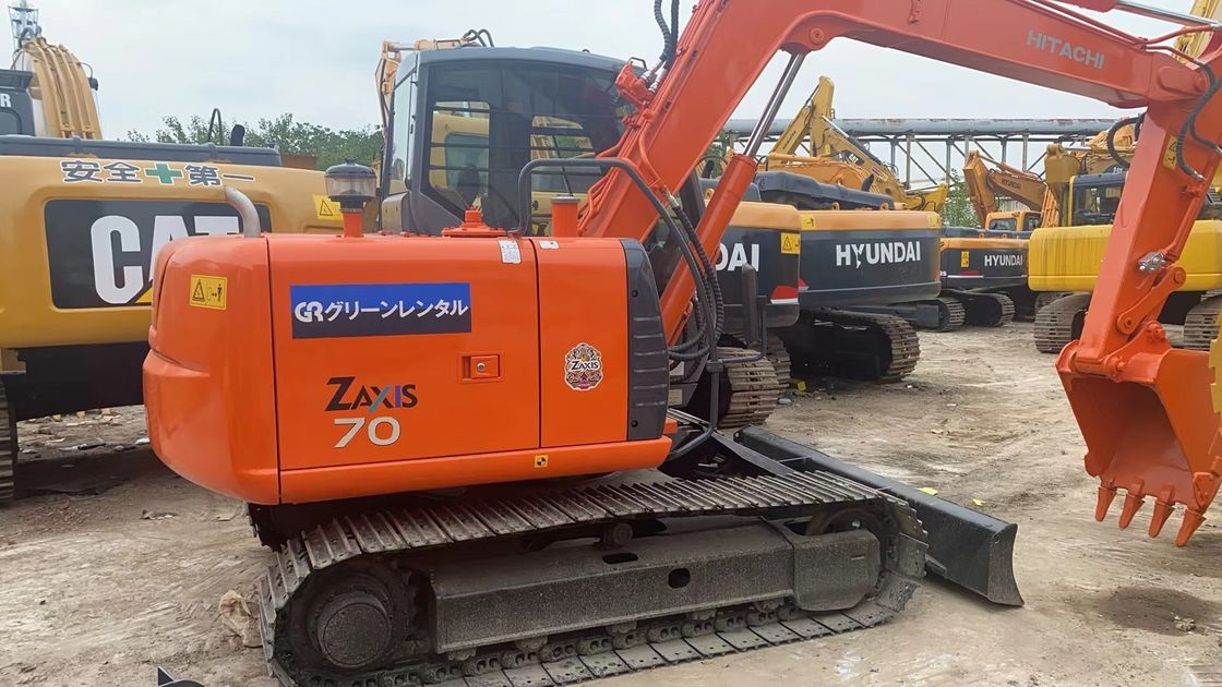 इस्तेमाल किया खुदाई Hitachi ZX70 मिनी खुदाई ZX70 ZX75 जापान में दूसरे हाथ खुदाई