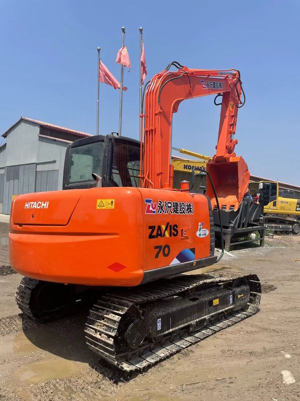 HITACHI ZX70 60 हाइड्रोलिक क्रॉलर खुदाई मशीन दूसरा हाथ अच्छी गुणवत्ता/उपयोगी खुदाई मशीन HITACHI ZX70 60 गर्म बिक्री