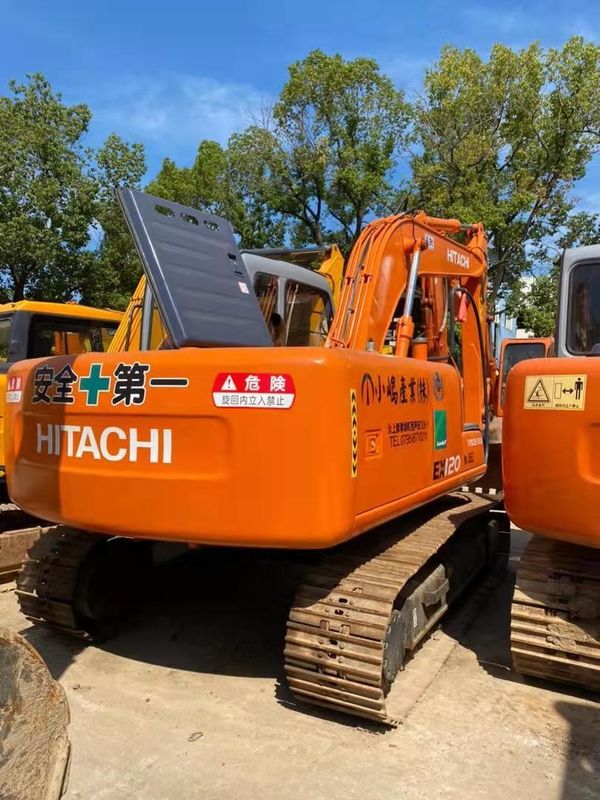 बेस्टसेलर HITACHI ex120 हाइड्रोलिक क्रॉलर खुदाई मशीन दूसरा हाथ अच्छी गुणवत्ता/उपयोगी खुदाई मशीन HITACHI ex120 गर्म बिक्री
