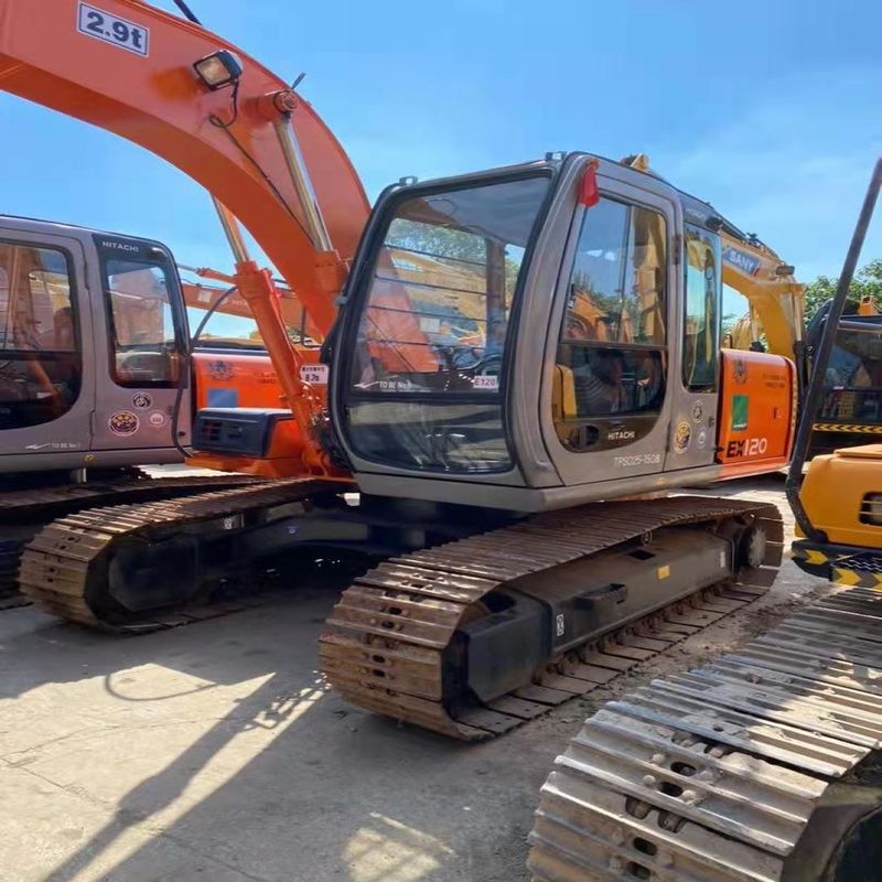 बेस्टसेलर HITACHI ex120 हाइड्रोलिक क्रॉलर खुदाई मशीन दूसरा हाथ अच्छी गुणवत्ता/उपयोगी खुदाई मशीन HITACHI ex120 गर्म बिक्री