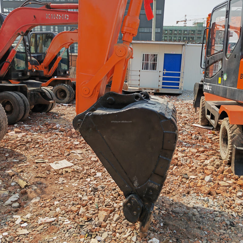 90 नया पहिया उत्खनन दूसरा हाथ DOOSAN DH150W-7 इस्तेमाल किया 4 पहिया खुदाई
