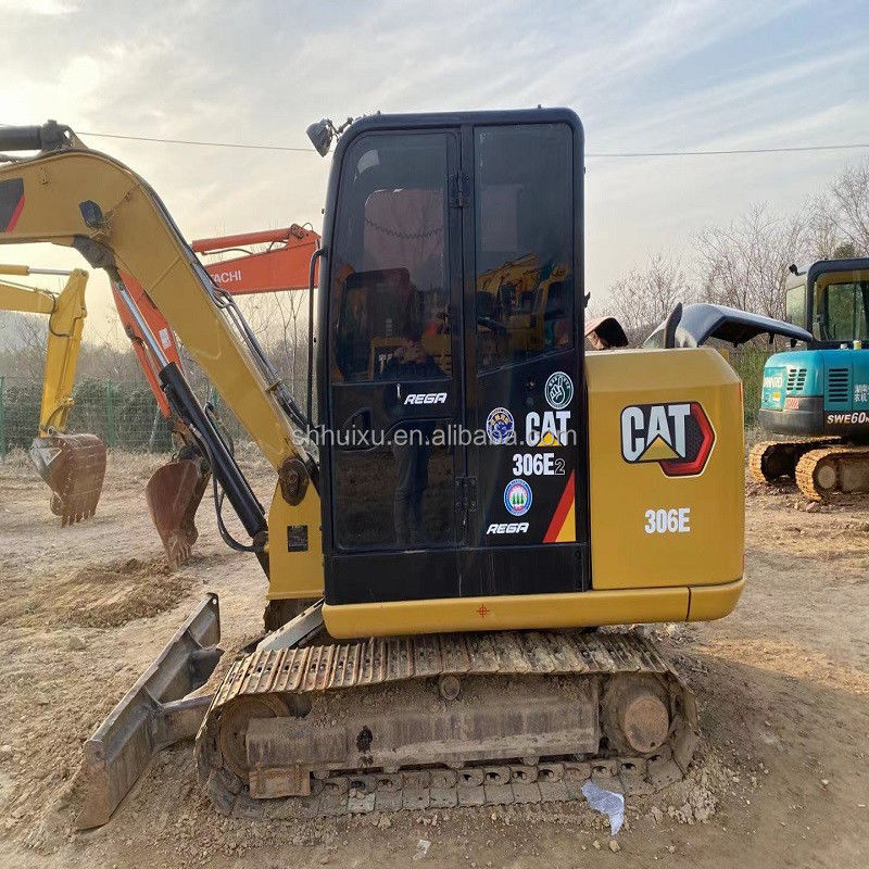 प्रयुक्त निर्माण मशीन क्रॉलर खुदाई मशीन Cat306e अच्छी गुणवत्ता सस्ती कीमत/सेकंड हैंड मिनी Cat306e जापानी ब्रांड