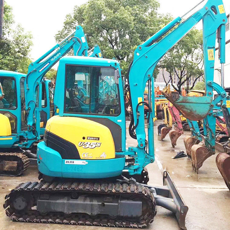 क्रॉलर खुदाई मशीन प्रयुक्त KUBOTA35 KXU35/ दूसरा हाथ जापान इंजन KUBOTA KX35 KX U35 35