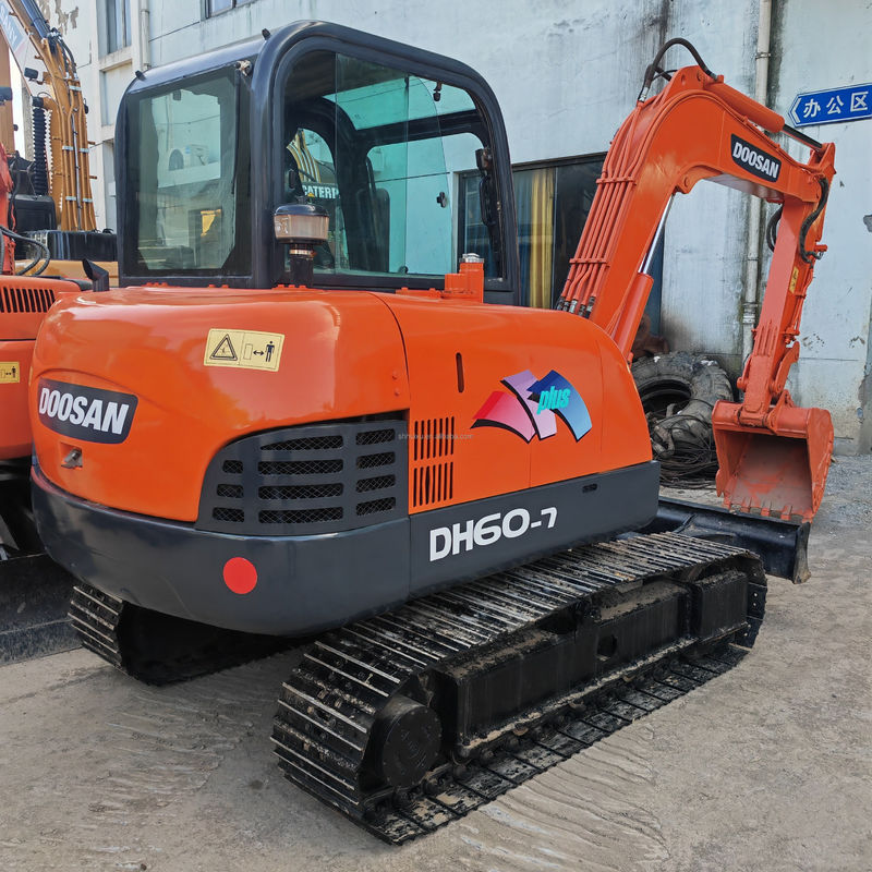 DH60 Dx60 Dh6 प्रयुक्त Doosan उत्खनन दूसरा हाथ उत्खनन 5.5 टन