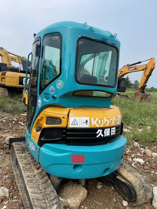 इस्तेमाल किया हुआ मिनी कुबोटा U35S खुदाई मशीन जापान में इस्तेमाल किया हुआ मिनी खुदाई मशीन कुबोटा U35 मिनी खुदाई मशीन