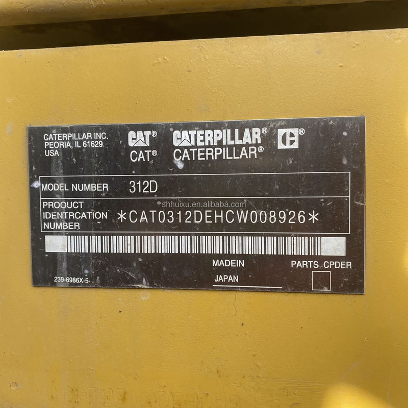 अच्छी गुणवत्ता 12t इस्तेमाल किया CAT 312d क्रॉलर खुदाई अच्छी कीमत के लिए बिक्री CAT 303 बिल्ली 306 खुदाई
