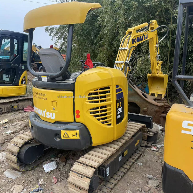 मिनी उत्खनन Komatsu PC20 केबिन के बिना छोटे उत्खनन मिनी उत्खनन बिक्री के लिए