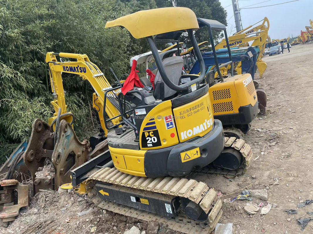 मिनी उत्खनन Komatsu PC20 केबिन के बिना छोटे उत्खनन मिनी उत्खनन बिक्री के लिए