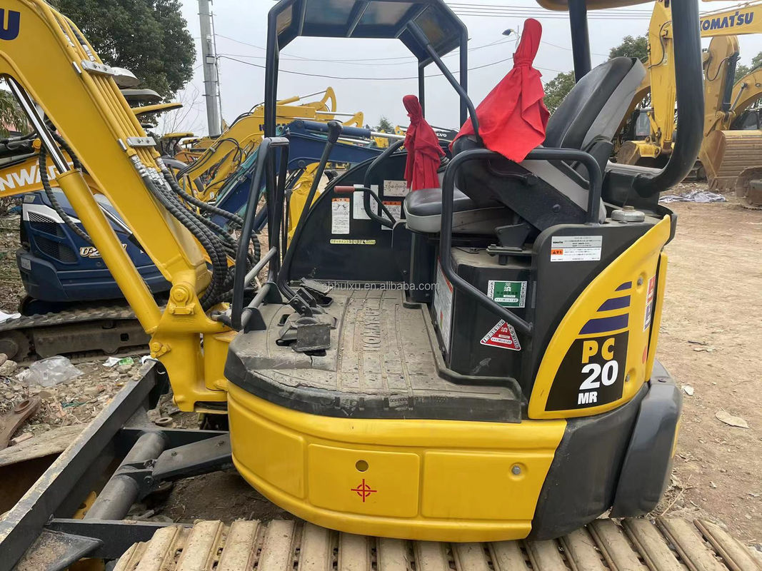 मिनी उत्खनन Komatsu PC20 केबिन के बिना छोटे उत्खनन मिनी उत्खनन बिक्री के लिए
