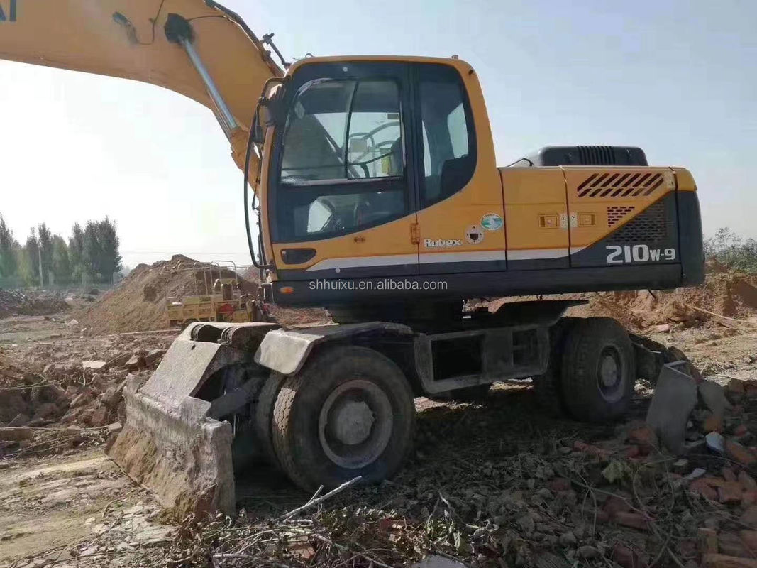 कोरिया मूल 2014 इस्तेमाल किया हुआंडई r210w-9 पहिया खुदाई/टायर मशीन R210w-9 हुंडई बिक्री के लिए