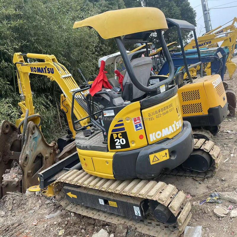 स्टॉक में कम कीमत मिनी खुदाई खुदाई Komatsu PC20 बिना कैब खुदाई जापान प्रयुक्त Komatsu हाइड्रोलिक मिनी खुदाई क्रॉलर