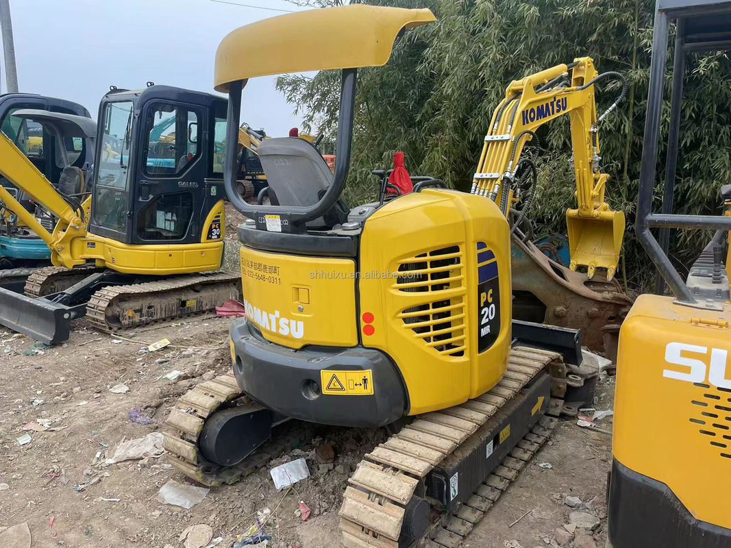 स्टॉक में कम कीमत मिनी खुदाई खुदाई Komatsu PC20 बिना कैब खुदाई जापान प्रयुक्त Komatsu हाइड्रोलिक मिनी खुदाई क्रॉलर
