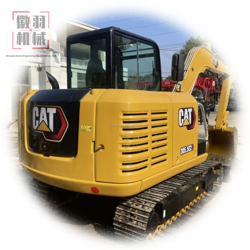प्रयुक्त CAT 305.5 खुदाई मशीन CAT 305.5E2 307d 306 308c मिनी खुदाई मशीन गर्म बिक्री