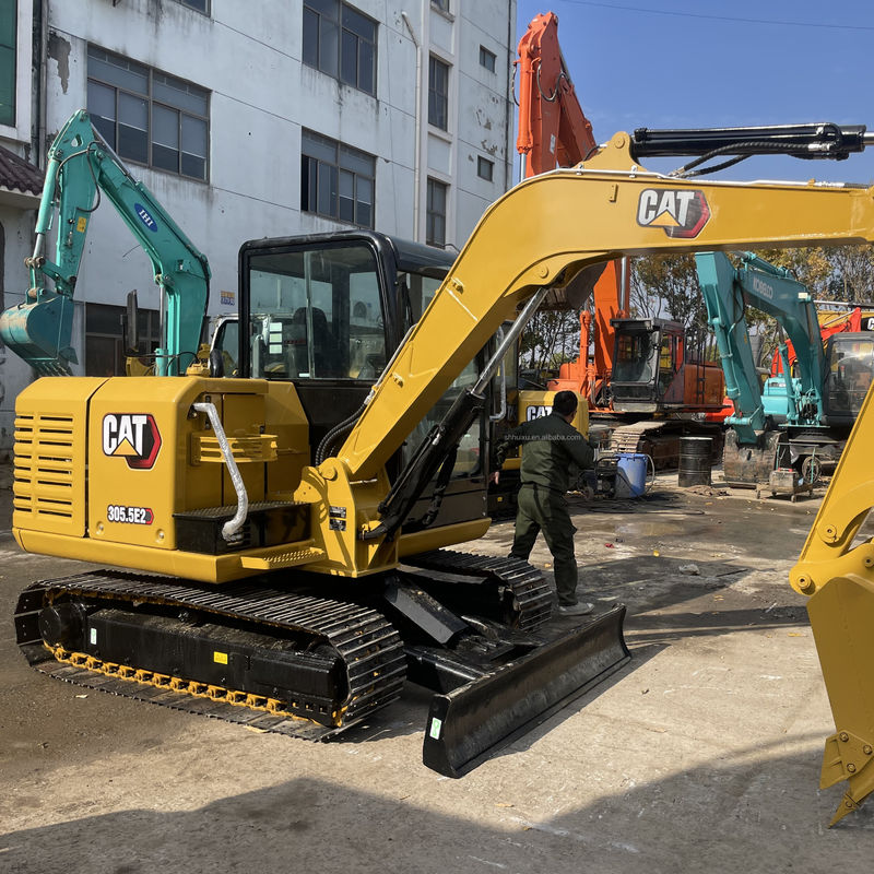 प्रयुक्त CAT 305.5 खुदाई मशीन CAT 305.5E2 307d 306 308c मिनी खुदाई मशीन गर्म बिक्री