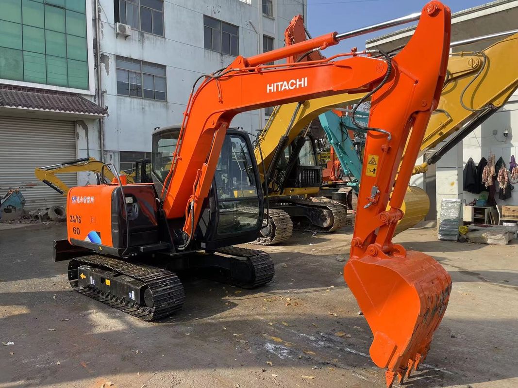 व्यावसायिक गुणवत्ता हिताची इस्तेमाल किया zx60 6 टन मिनी खुदाई मशीनें 60 मॉडल हिताची मशीनरी बिक्री के लिए