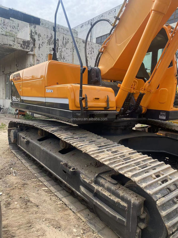 30000KG मूल उत्खनन उपकरण HYUNDAI 305 प्रयुक्त उत्खनन उपकरण 1.2m3 बाल्टी क्षमता