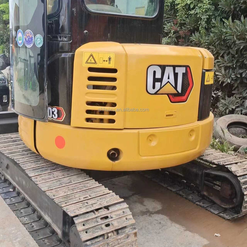 इस्तेमाल किया मिनी उत्खनन CAT303 ड्राइविंग कैब के साथ हाथ पृथ्वी खुदाई चीन मिनी खुदाई