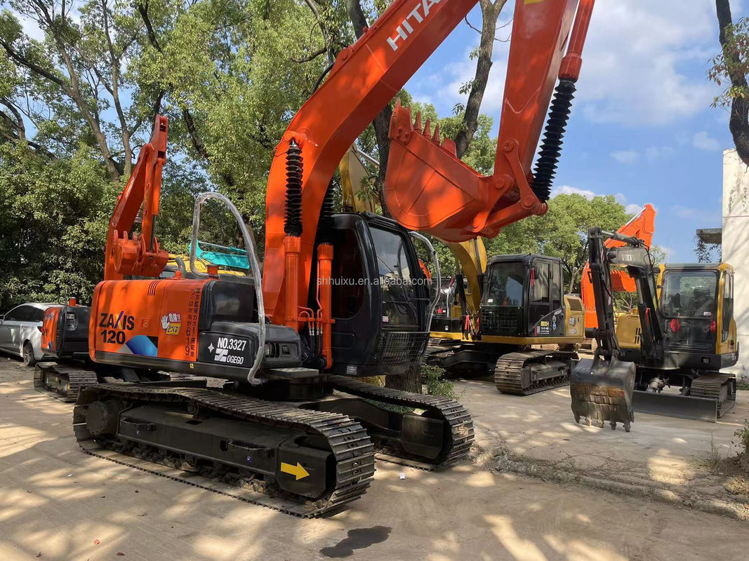 क्रॉलर प्रयुक्त खुदाई मशीन HITACHI ZX120 खुदाई मशीन HITACHI ZX60 ZX70 ZX120 ZX130 निर्माण उपकरण
