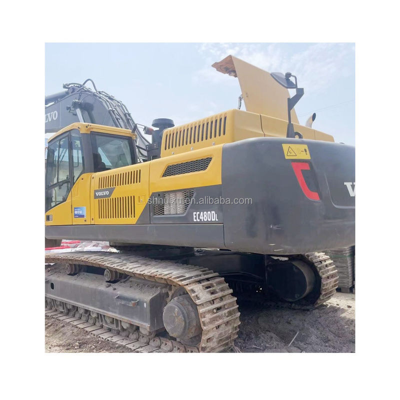 प्रयुक्त खुदाई मशीन VOLVO EC480/स्विट्जरलैंड मूल मशीनरी भारी उपकरण मशीनरी प्रयुक्त मशीन 48T