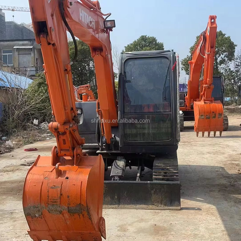 गुणवत्ता Hitachi इस्तेमाल किया zx60 6 टन मिनी खुदाई 60 मॉडल दूसरे हाथ मूल पेंट मिन मैं खुदाई Hitachi