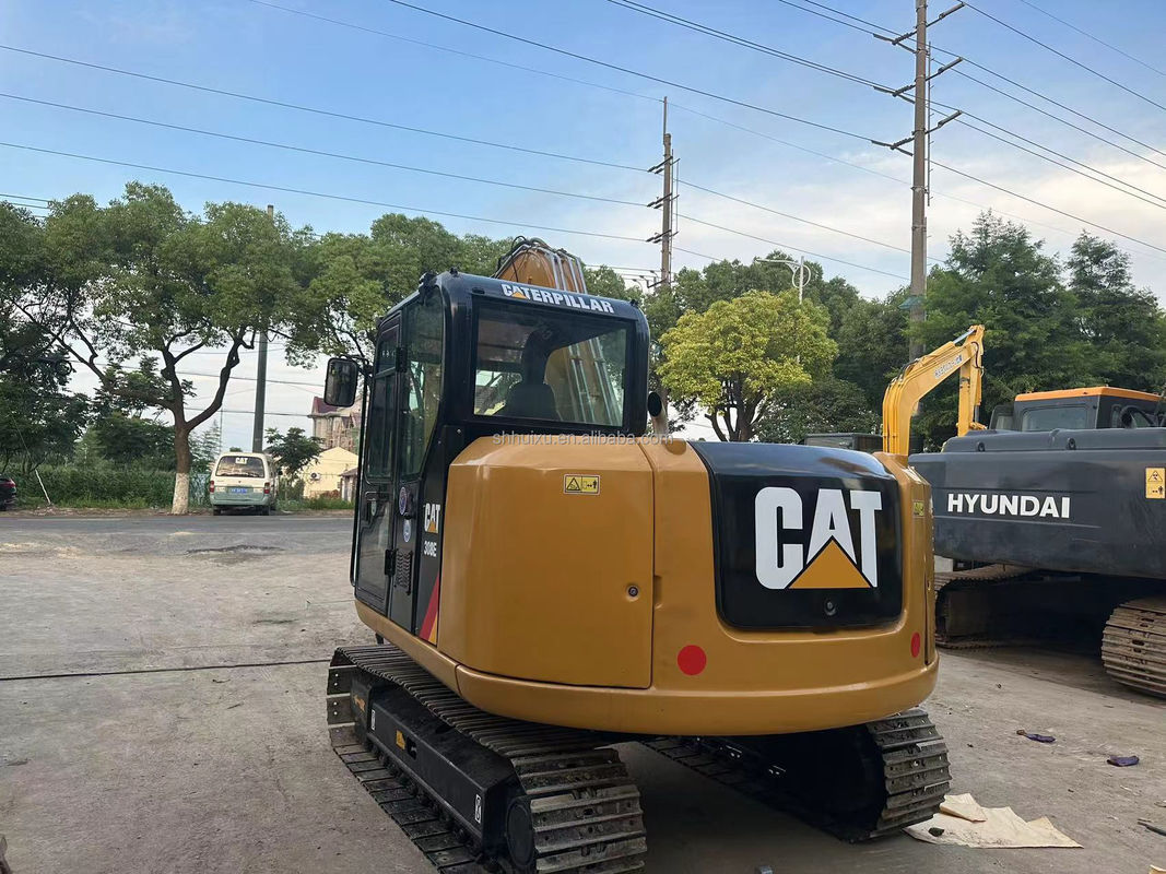 CAT 308E 307E 306E 305E प्रयुक्त खुदाई मशीन, CAT 306 E 306D 307D 308 ब्रेक लाइन,डोजर के साथ मिनी खुदाई मशीन CAT 306E2