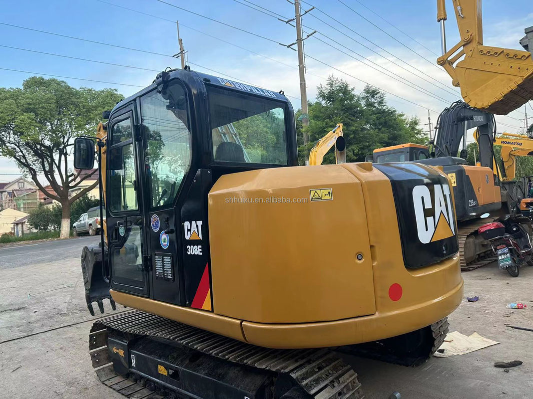 CAT 308E 307E 306E 305E प्रयुक्त खुदाई मशीन, CAT 306 E 306D 307D 308 ब्रेक लाइन,डोजर के साथ मिनी खुदाई मशीन CAT 306E2