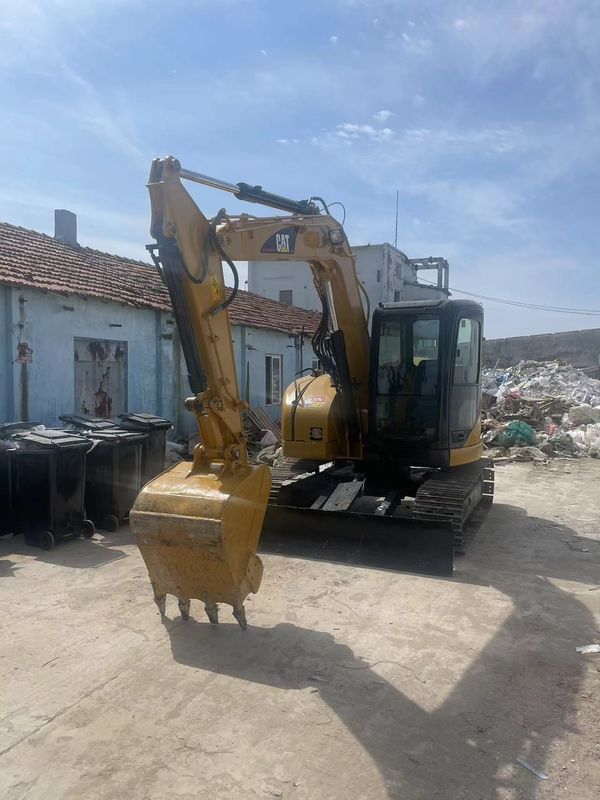 कैटरपिलर खुदाई मशीन CAT 308C सेकंड हैंड खुदाई मशीन 8 टन इस्तेमाल किया बिल्ली खुदाई मशीन कैटरपिलर