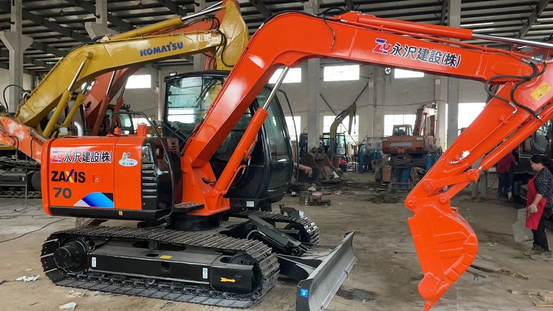 हिताची स्टॉक में अच्छी हालत में इस्तेमाल किया खुदाई मशीन हिताची zx70/ दूसरे हाथ की अच्छी हालत में हिताची zx70