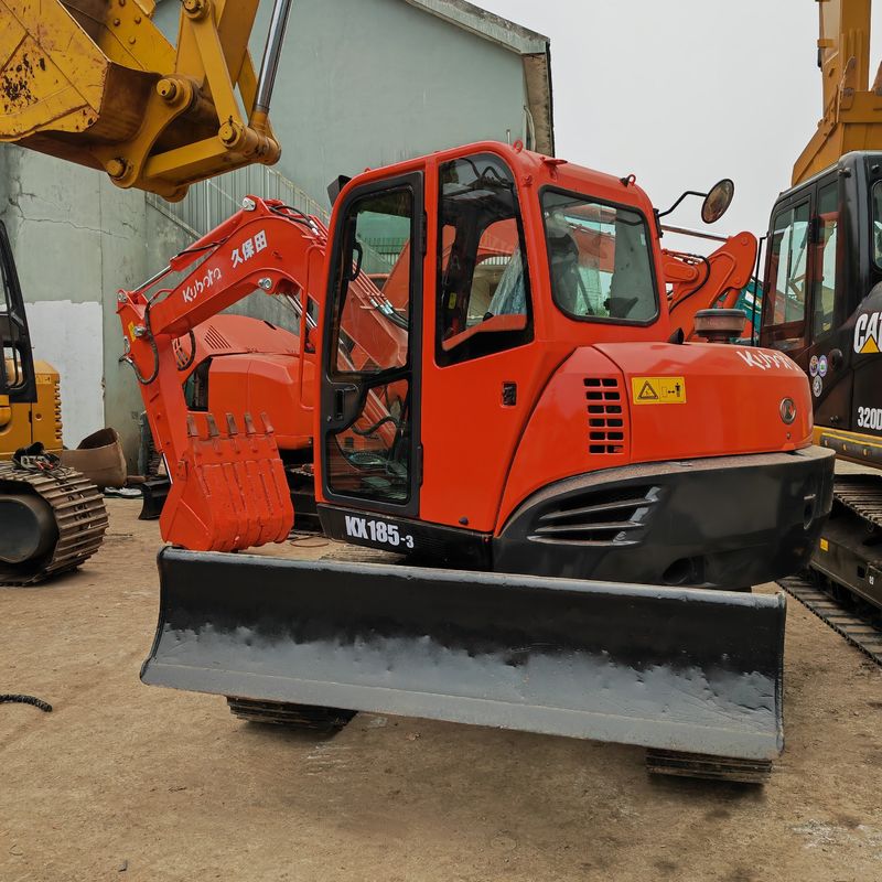 प्रयोग किया गया मध्यम आकार का खुदाई करनेवाला kubota185/निर्यात के लिए तैयार दूसरा हाथ खुदाई करनेवाला Kubota 185 बिक्री पर
