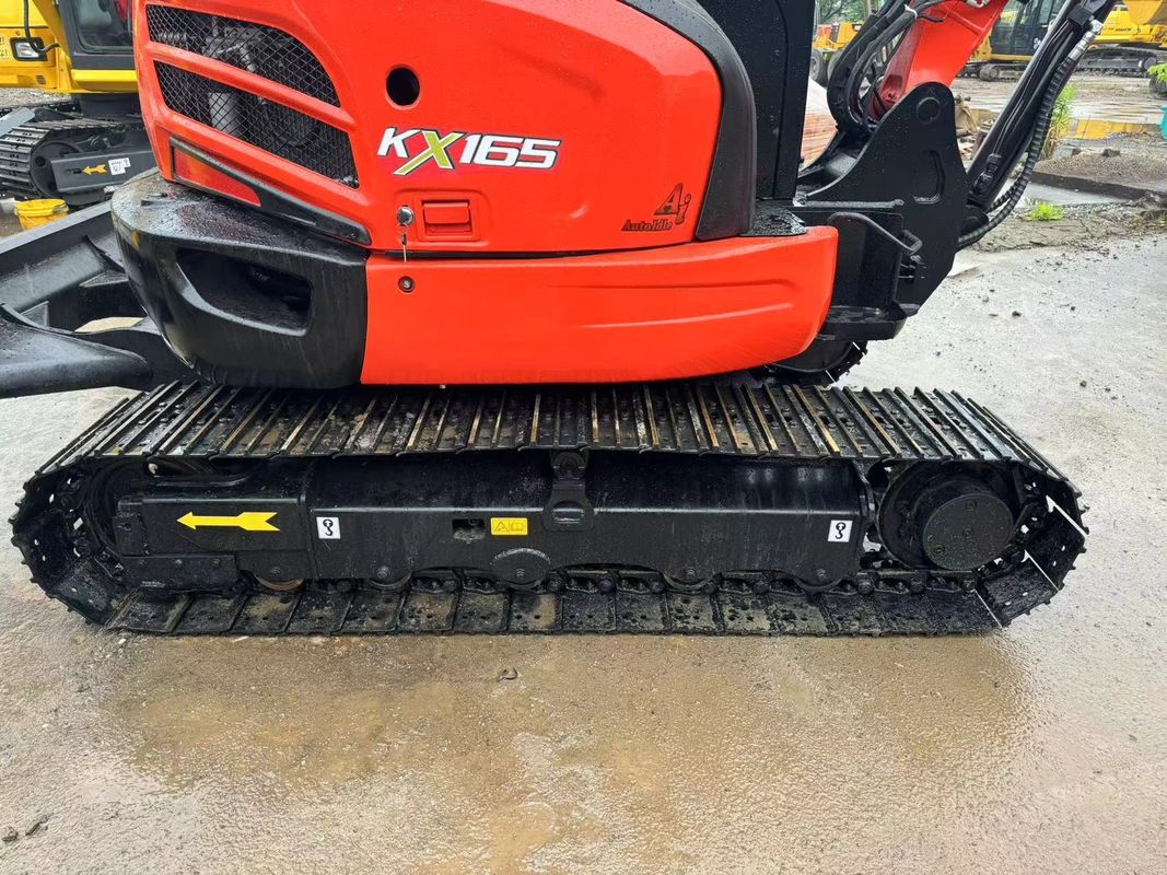 कम कीमत इस्तेमाल किया खुदाई 6.5Ton हाइड्रोलिक KUBOTA KX165 खुदाई दूसरा हाथ KUBOTA165 खुदाई जापान मूल बिक्री के लिए