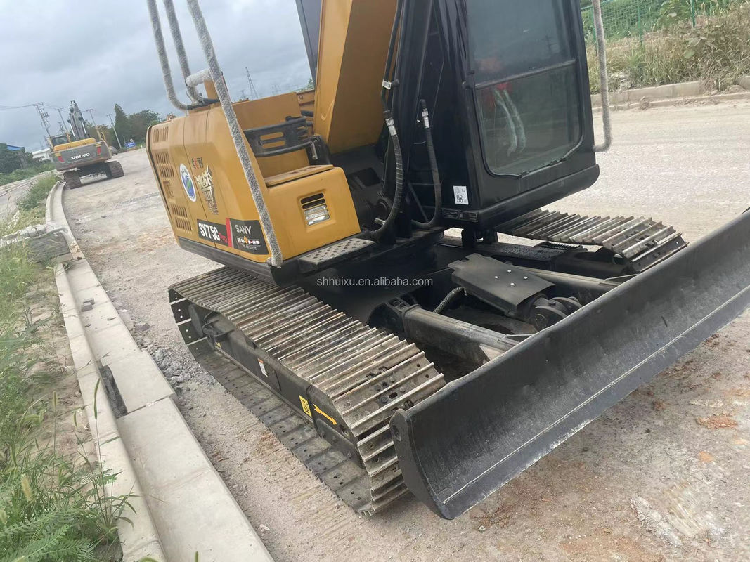 7.5 टन प्रयुक्त Sany Excavator सेकंड हैंड Sany Crawler Excavator Sany75