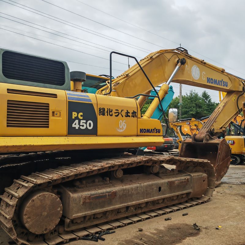 इस्तेमाल किया क्रॉलर बैकहो खनन उत्खनन Komatsu pc450 मूल राज्य मशीनरी Komatsu 45T बिक्री के लिए स्टॉक में इस्तेमाल किया खुदाई
