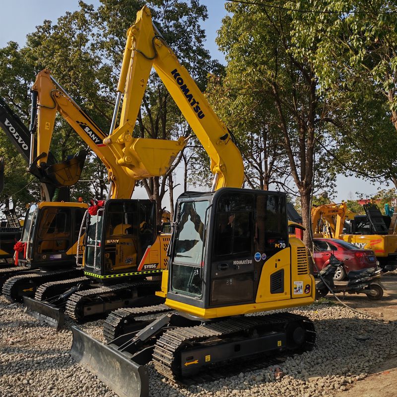 कम कामकाजी घंटों के लिए इस्तेमाल किया खुदाई मशीन komatsu pc70-8/उच्च शक्ति का इस्तेमाल किया खुदाई मशीन Komatsu pc70-8